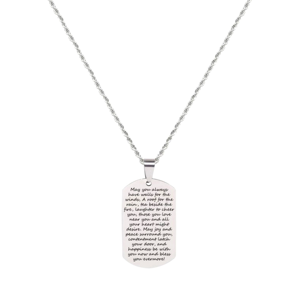Pink Box Bless You Evermore Pendant/Chain